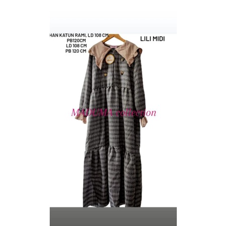 MIDI DRESS KOTAK-MIDI DRESS