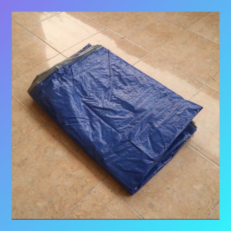 TERPAL PLASTIK A3 2x4 / 2 x 4 METER KOLAM IKAN TRUK MOBIL TENDA KOTAK LELE