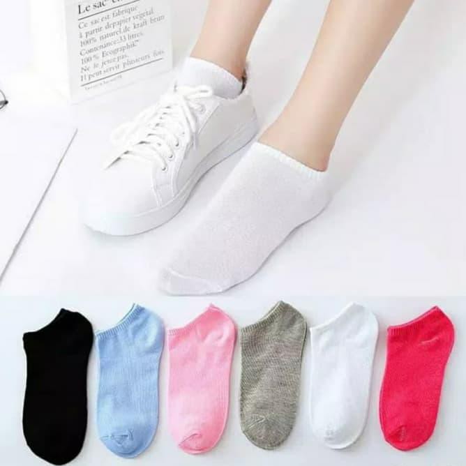 Kaos Kaki Ankle Cute Kaos Kaki Pendek Polos dan Motif Semata Kaki Import Murah Motif Polos - Kaos Kaki Wanita Pendek Semata Kaki IMPORT Kaos Kaki Cewek Ankle POLOS Kaos Kaki Perempuan Pendek