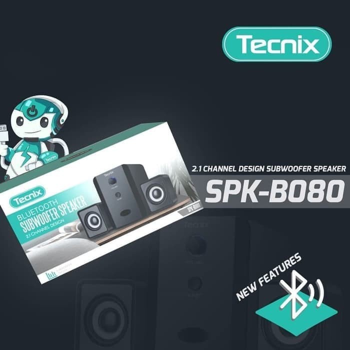Speaker Bluetooth With Subwoofer Tecnix Spk - B080