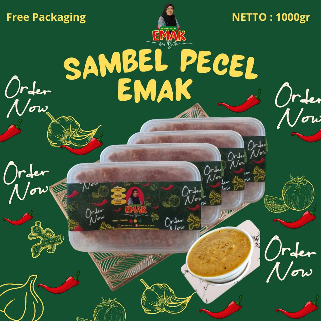 

Sambel Pecel Sangrai " EMAK " Khas Blitar 1000gr