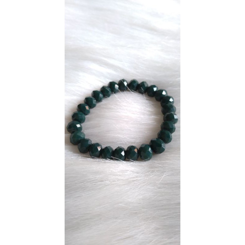 Gelang Kristal anti karat dan luntur / Gelang perhiasan murah /Gelang giok /Kristal ceko /Batu yaman