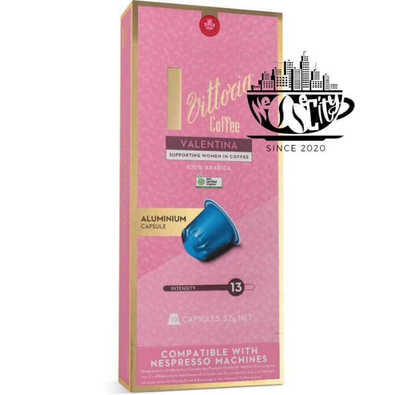 

Vittoria Coffee Valentina Nespresso Coffee Capsule (Isi 10) Original Australia