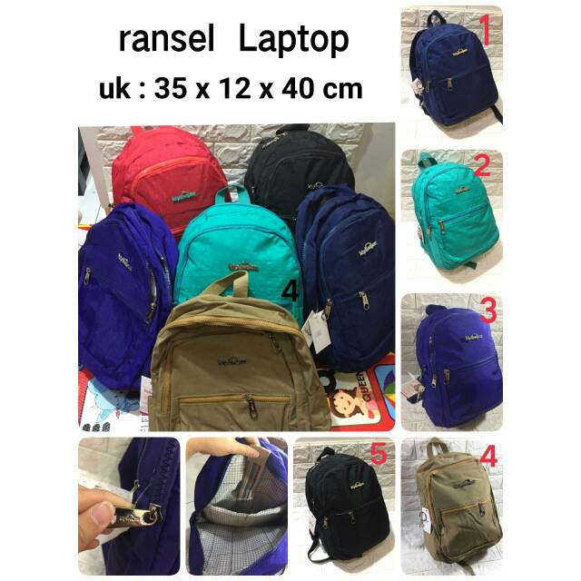 Ransel laptop premium