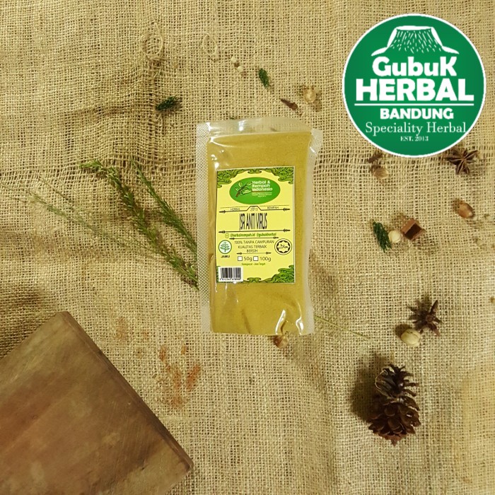 

JSR ANTI VIRUS FLU, INFLUENZA 100 GRAM - MURNI TANPA GULA - BUBUK HALUS