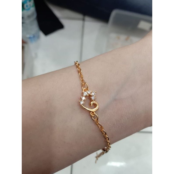 gelang tanagan wanita //gelang//perhiasan pengganti emas