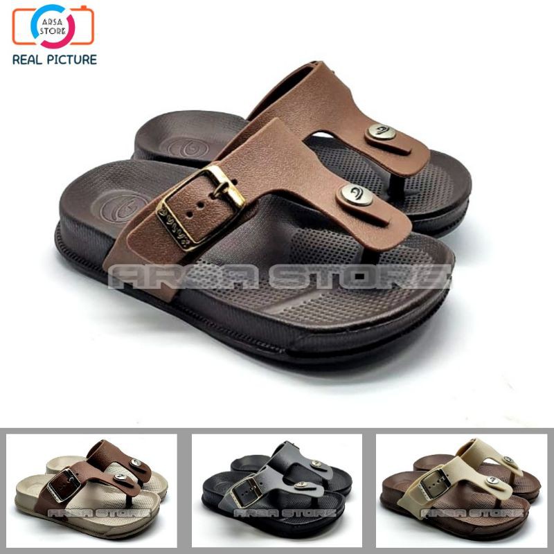 Sandal Jepit Casual Anak Laki laki, Sendal Capit Karet Terlaris Usia 2-8 tahun, Kado Untuk Anak