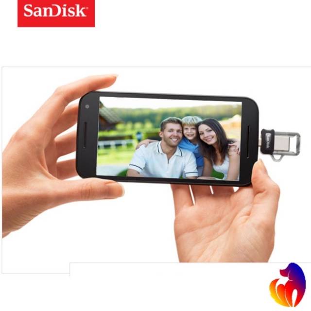 OTG DUAL USB DRIVE 3.0 SANDISK ULTRA 128GB/ FLASHDISK HIGH SPEED 150MB/S