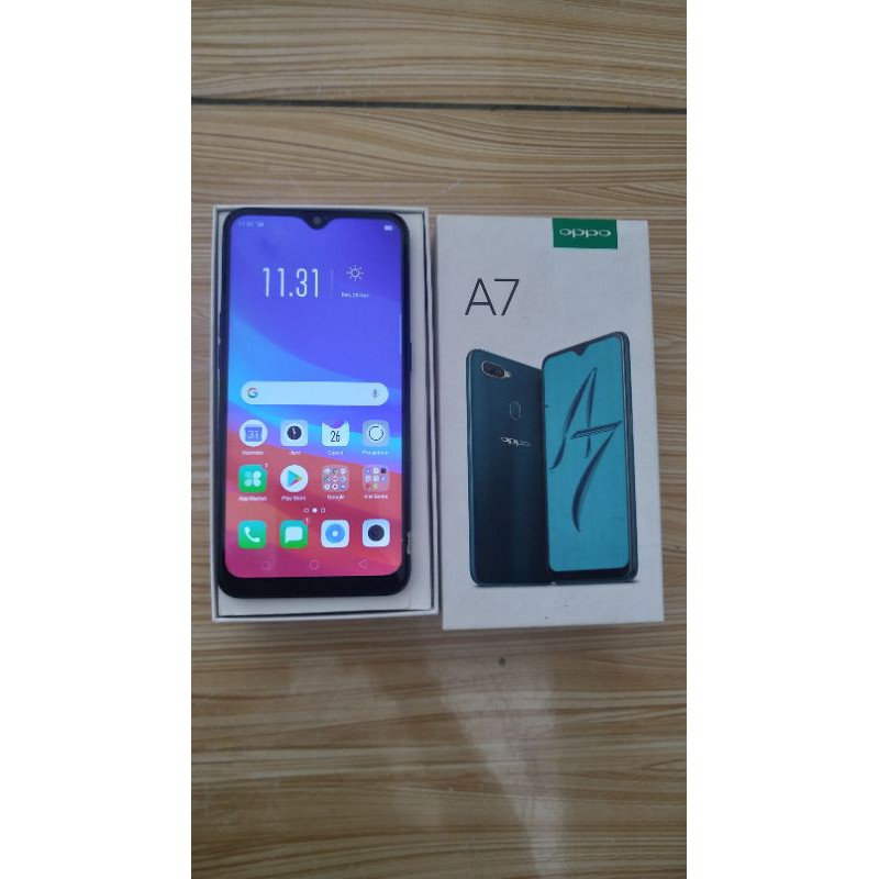 oppo a7 4/64gb / hp second oppo a7 / second oppo a7