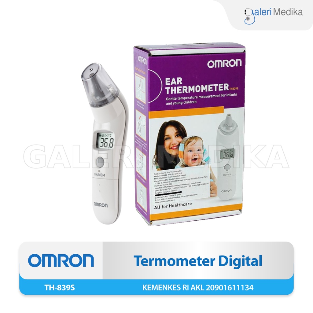 Termometer Digital Telinga Omron TH-839S / TH839S / TH 839 S - Hasil Akurat