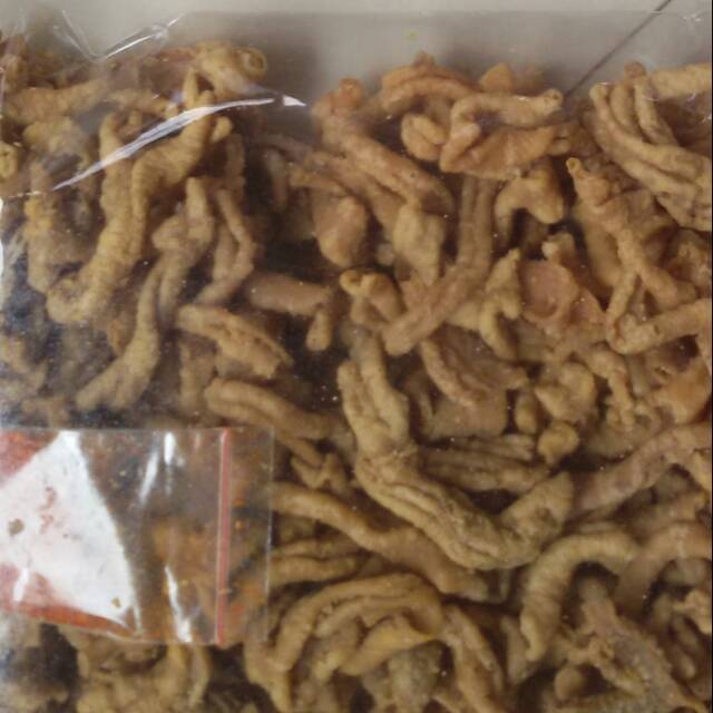 

Kripik usus ayam keto