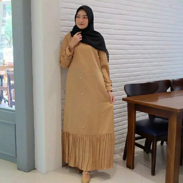 Gamis maxy dress mutiara pearl