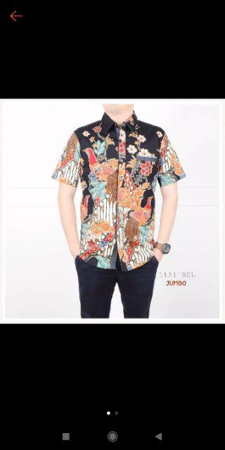 Jasmine Long Man Tshirt // Clothtowear Kemeja Batik Pria