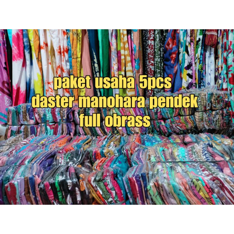 Paket usaha daster manohara pendek | daster viral | grosir daster murah | daster mbois
