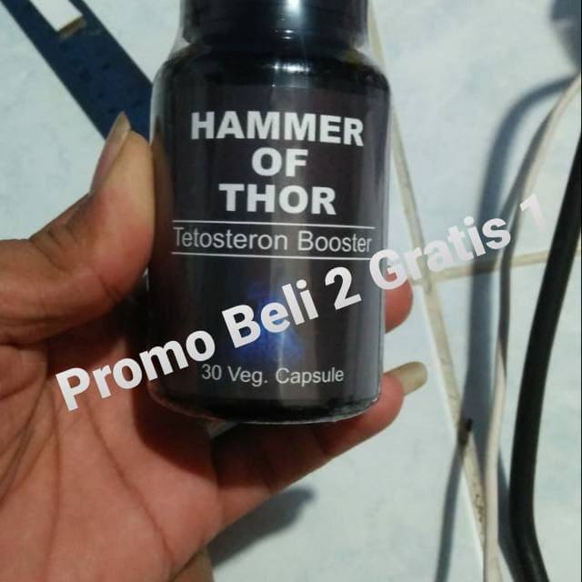 Hammer Of Thor Asli Italy Obat Pembesar Pria - Black