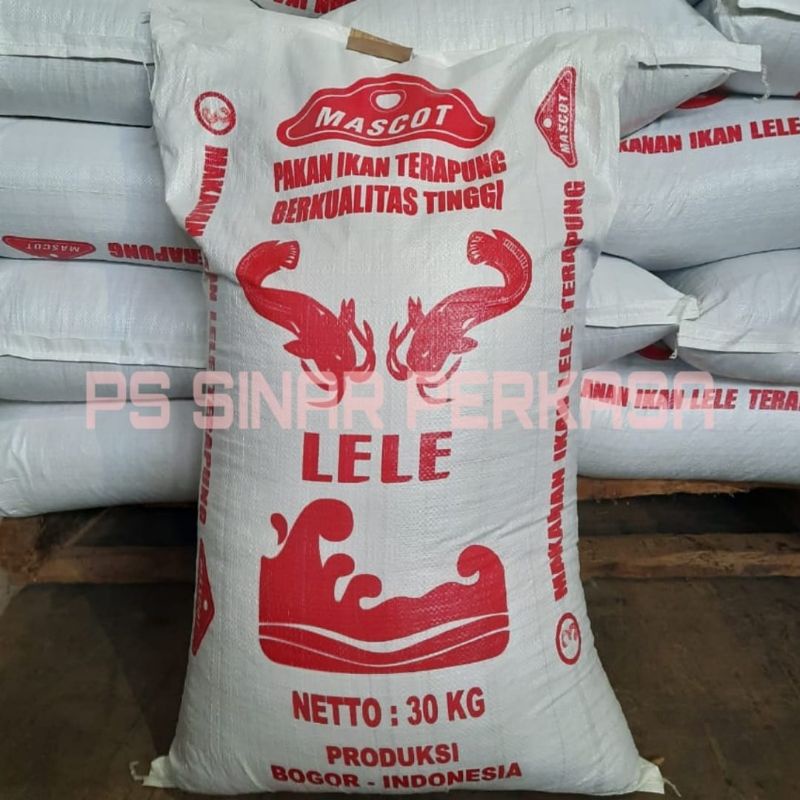 PAKAN IKAN MASCOT LELE (KEMASAN 1 SAK)