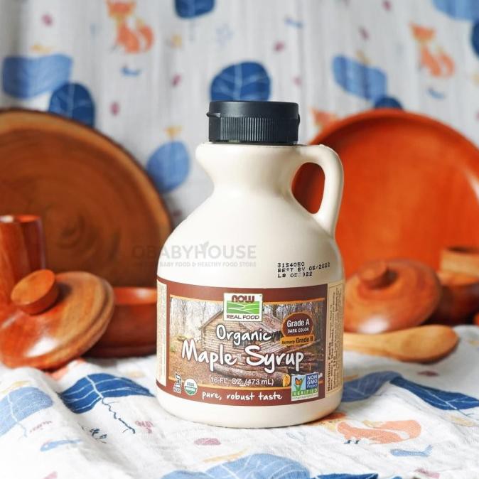

NOW REAL FOOD ORGANIC MAPLE SYRUP GRADE A 473 ML