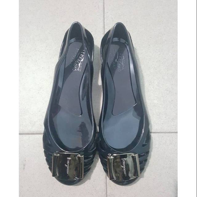 Ferragamo jelly flats shoes