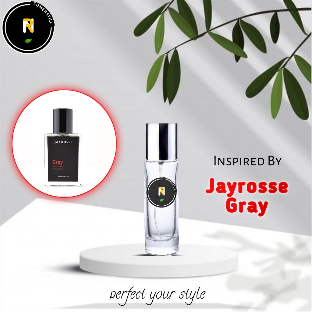 Parfum JAYROSSE GRAY/Parfum viral/minyak wangi tahan lama tahan lama/parfum non alkohol