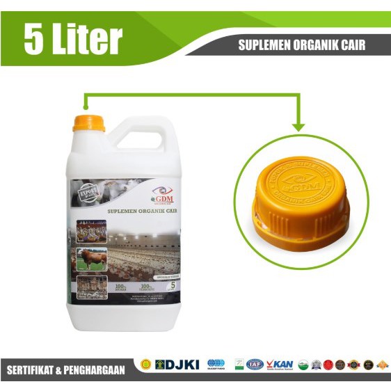 Suplemen Organik GDM Untuk Peternakan 5 Liter