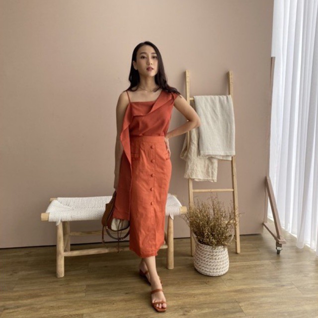 LEBIJOU - FRISCO TOP IN CORAL