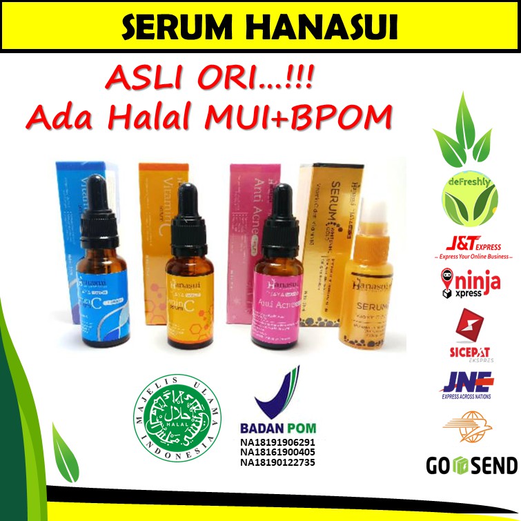 HANASUI - Serum Wajah | hanasui serum gold, serum vitamin C, serum anti acne, power serum