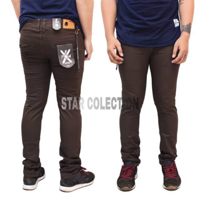 Celana chino panjang pria slim-fit 784 victory premium