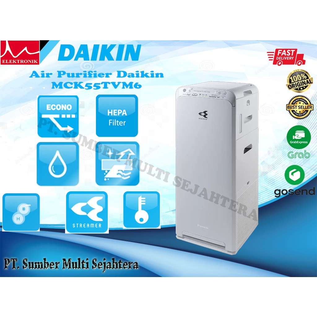 Jual AIR PURIFIER DAIKIN MCK55TVM6 WITH HUMIDIFICATION Indonesia