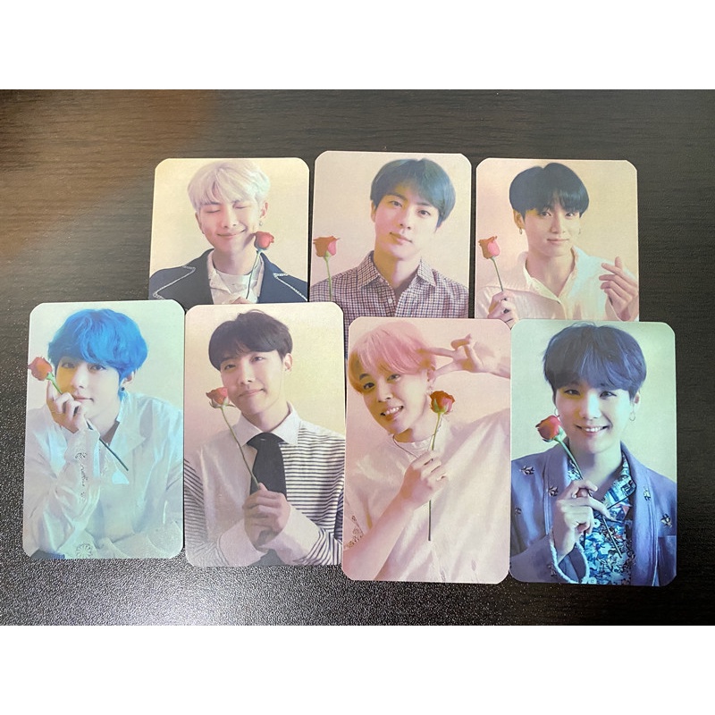 7pcs Kartu Lomo Foto BTS Bangtan Boys 2019 DVD SUGA JiMin V RM Jin J-Hope Jung Kook