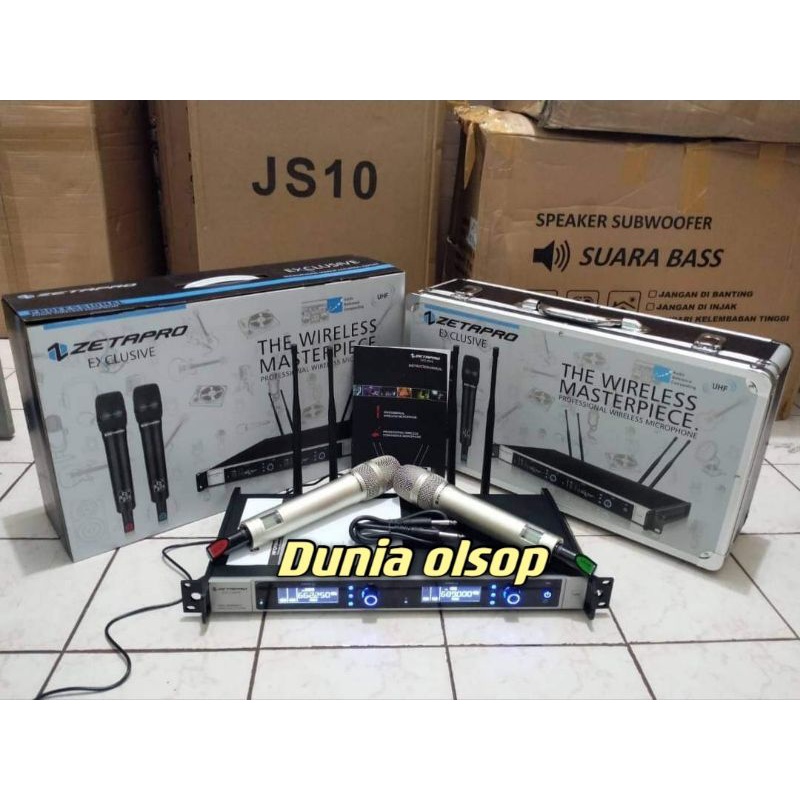 mic wireles ZETAPRO EXCLUSIVE dual heandle original zetapro
