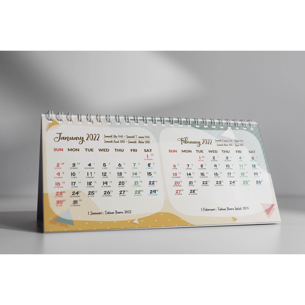 

Artomaringi Kalender Mini 2025 / Kalender Meja Custom / Kalender panjang