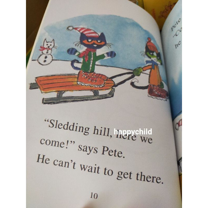 Pete the cat 19 books gift box/i can read/ my first reading/buku import/happychild