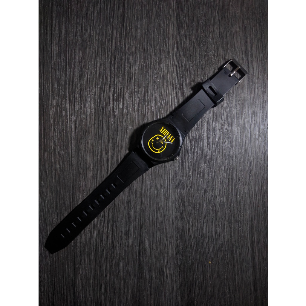 Jam Tangan Nirvana Custom Jam Tangan Distro Cocok Untuk Kaos Musik Nirvana