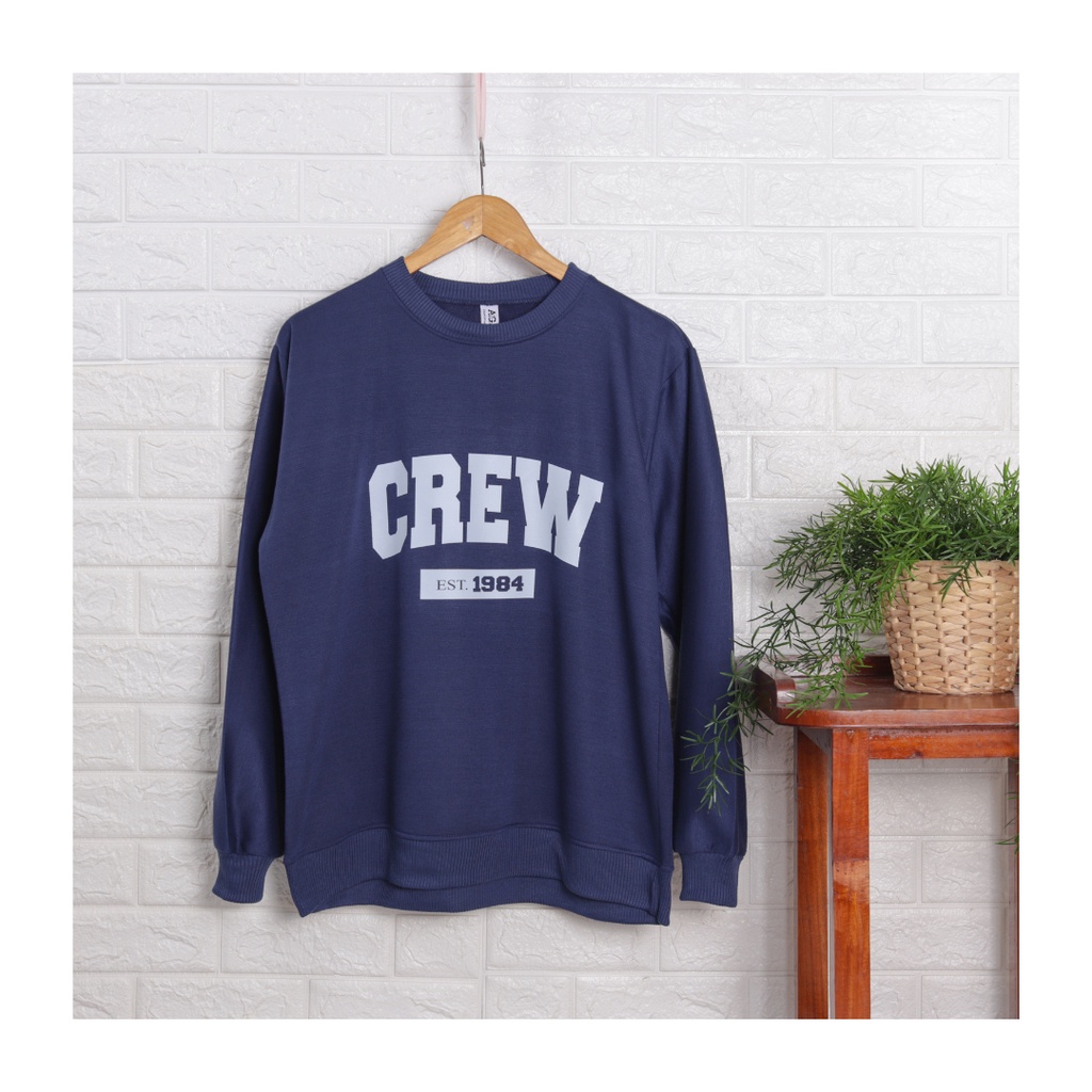 Crewneck CREW 1984 SWEATER - CREWNECK UNISEX BAHAN FLEECE / sweater kekinian