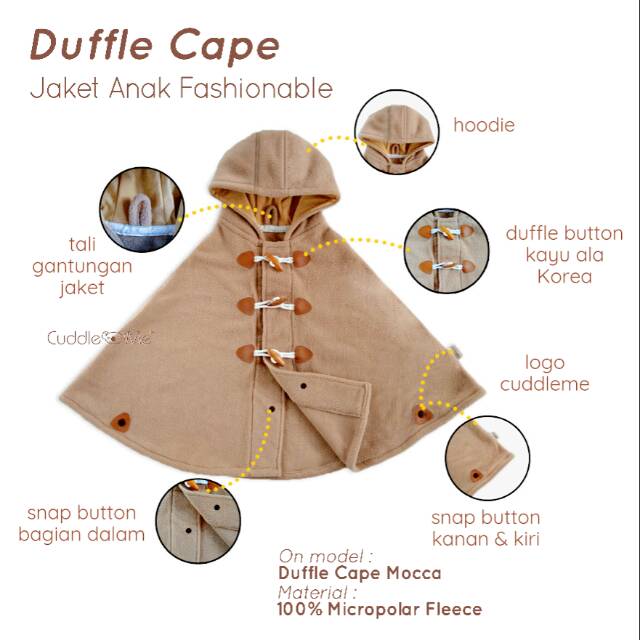 DUFFLE CAPE CUDDLE ME