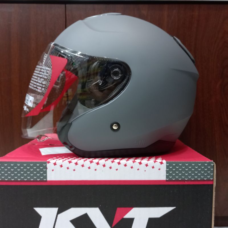 KYT KYOTO R SOLID MATT GORILLA GREY