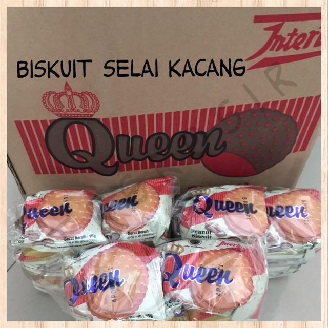 

Biskuit Queen Kacang isi 10pcs
