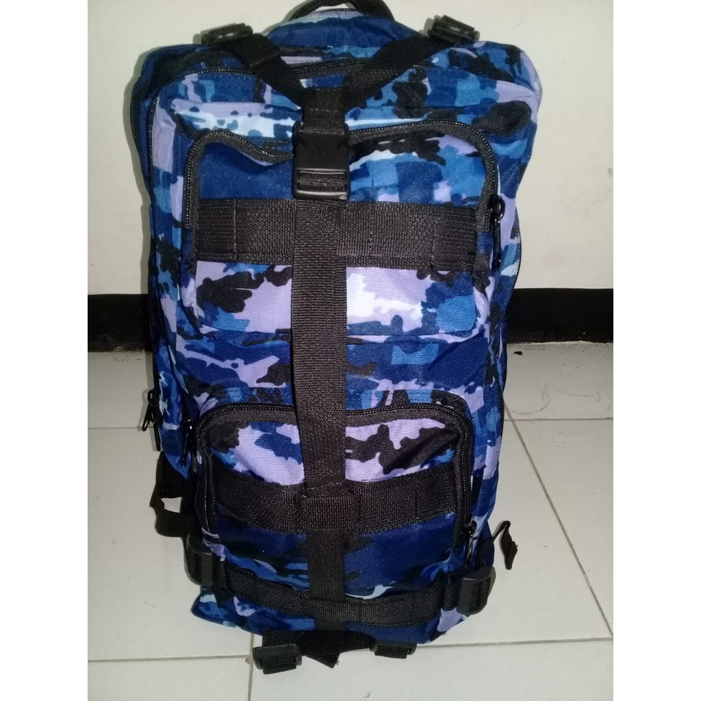 AJA Tas Punggung Loreng TNI-AU - Ransel Lebanon AURI - Tas Army - Tactical