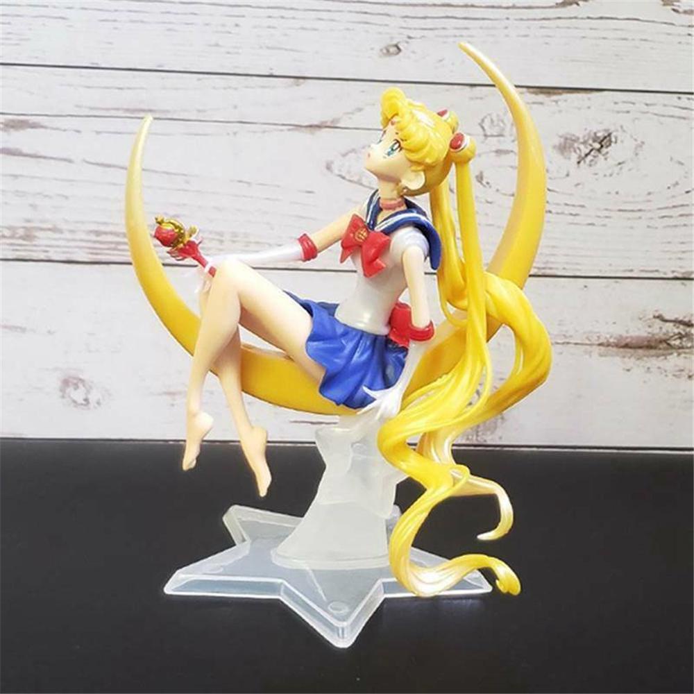 [Elegan] Mainan Figure Ornamen Rumah Tsukino Usagi Sailor Moon Model Toy Action Figure