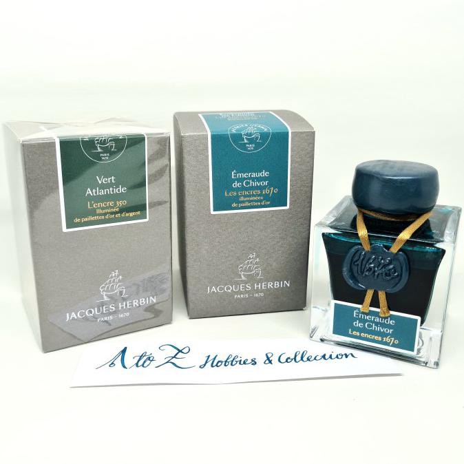 

Spesial J. Herbin Bottled Ink Fountain Pen Jacques J Emerald Chivor 1670 1798 - Emeraldofchivor
