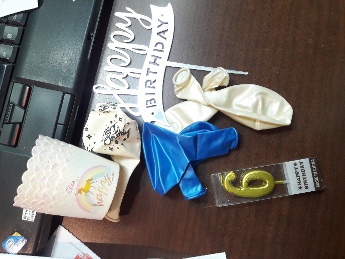 Cake Topper Happy Birthday Hbd/ Tusukan Hiasan Kue Acrylic Aneka Warna