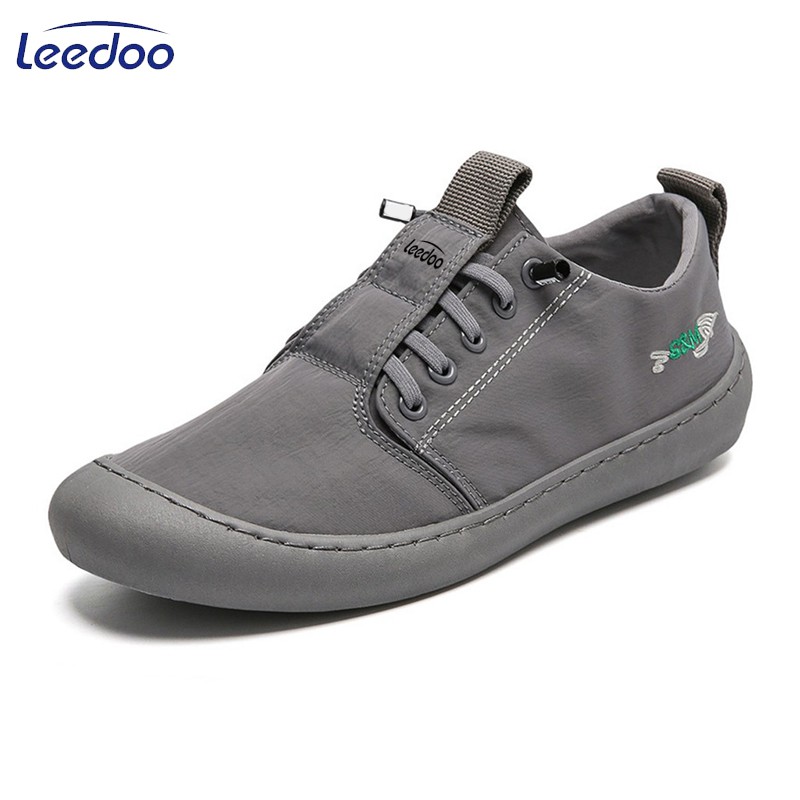 Leedoo Sepatu Casual Pria Sneakers Sport Jogging Running MC102-Abu