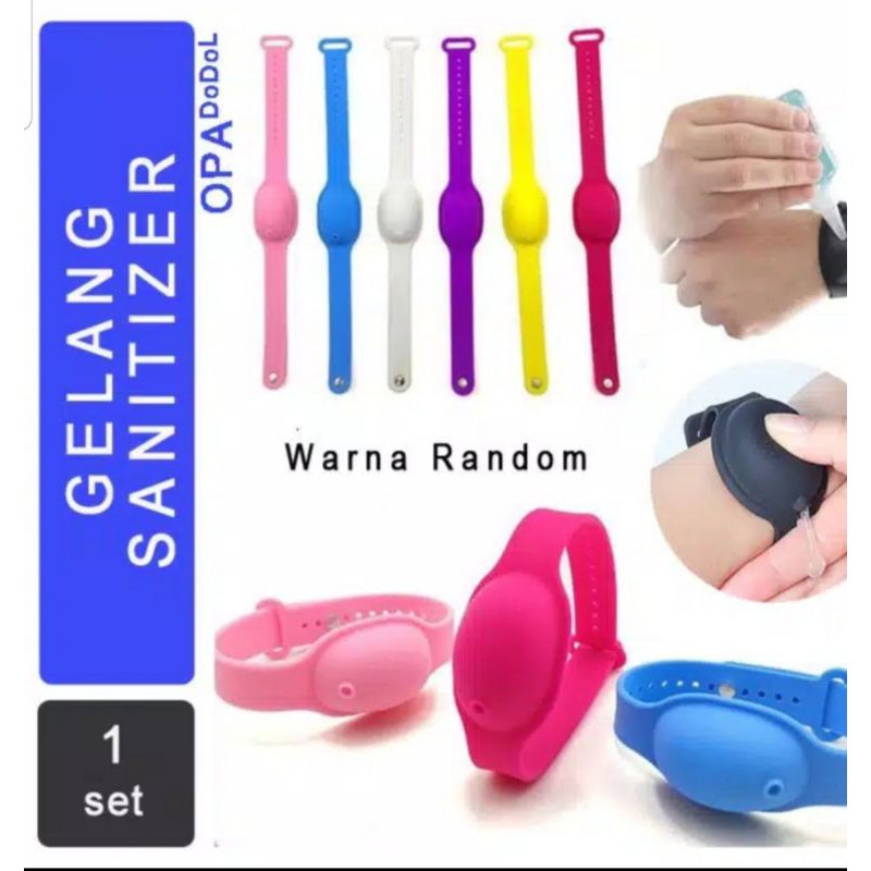 gelang handsanitizer + botol