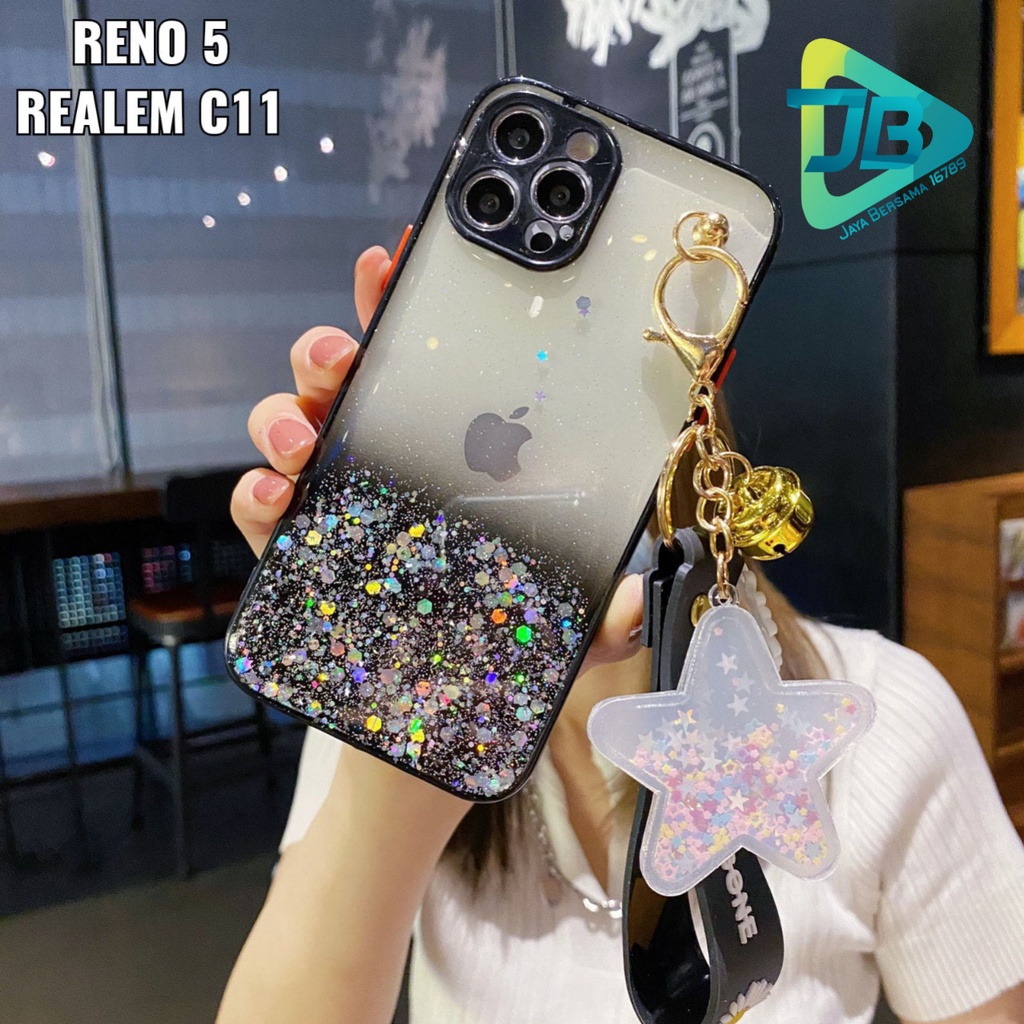 Y014 SOFTCASE FUZE GLITTER PELINDUNG KAMERA OPPO A53 A33 2020 A95 A74 RENO 4F 5 5F JB5210