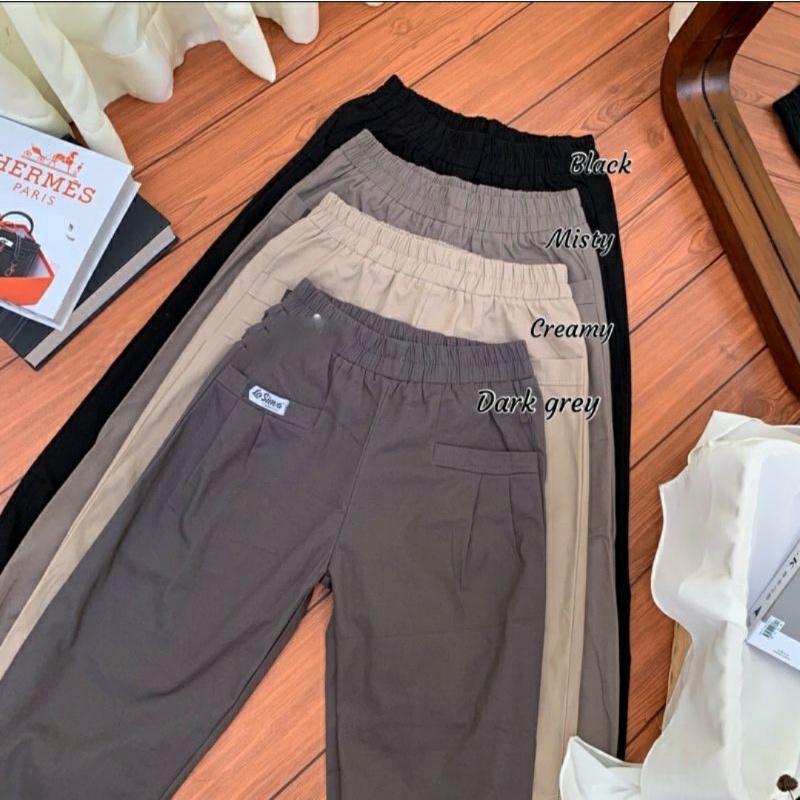 Gea pant/pant katun twill Stretch