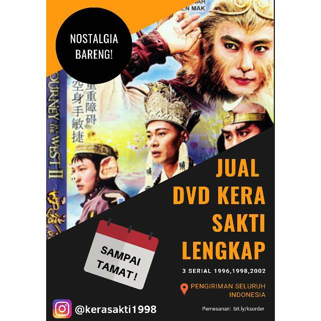 DVD KERA SAKTI JOURNEY TO THE WEST 1996 1998 2002