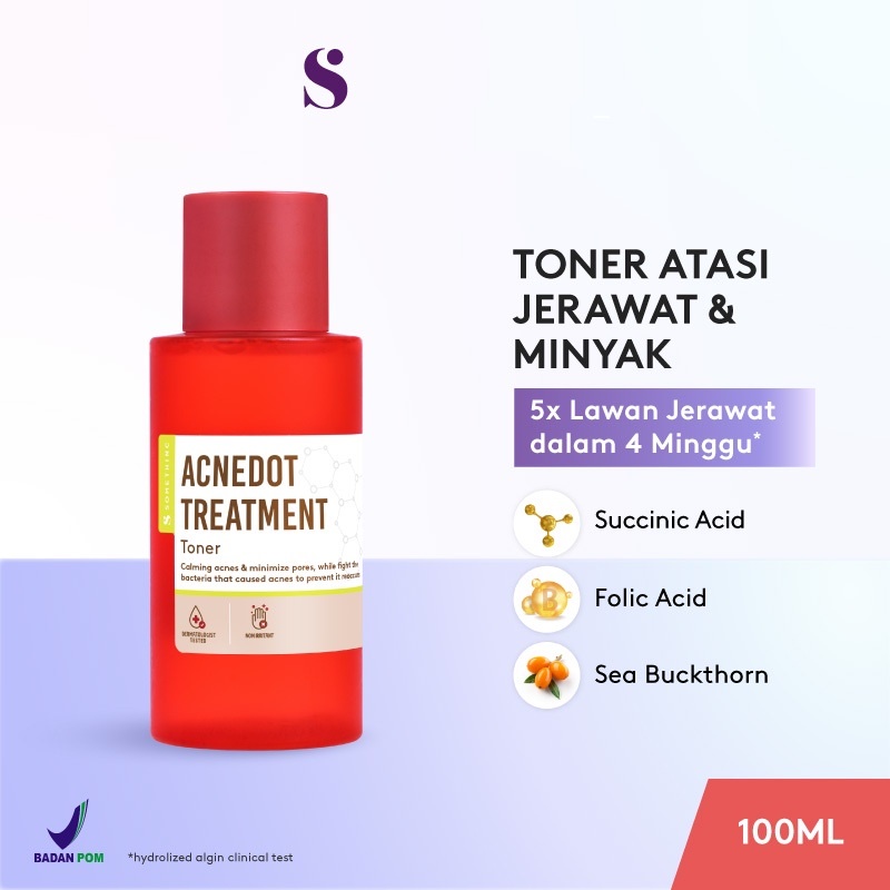 SOMETHINC ACNEDOT Treatment Toner | Toner Kulit Berjerawat BY AILIN