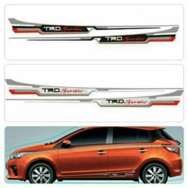 Sticker Trd Sportivo Mobil All New Yaris Shopee Indonesia