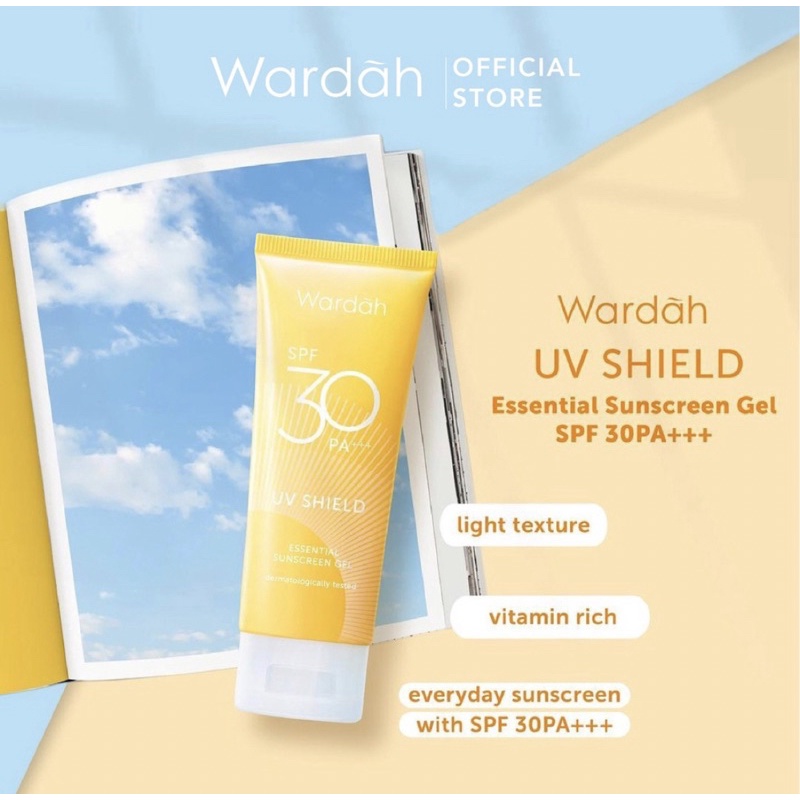 WARDAH - UV SHIELD ESSENTIAL SUNSCREEN GEL SPF 30 PA +++