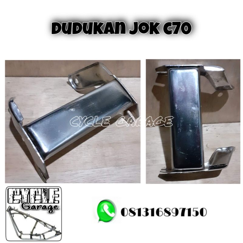 dudukan jok c70 standar | plat dudukan jok c70